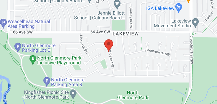 map of 6925 LEASIDE DR SW